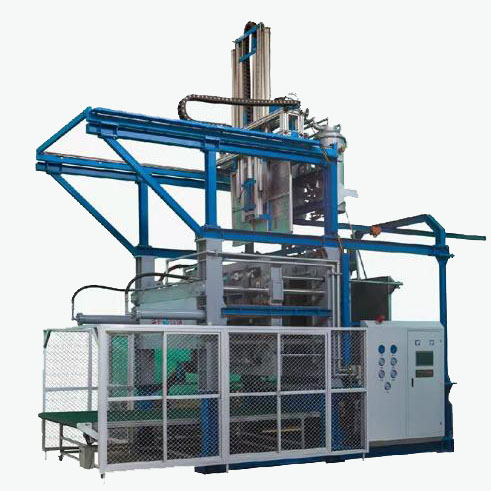 EPS fast mould change shape moulding machine with three-piece mould